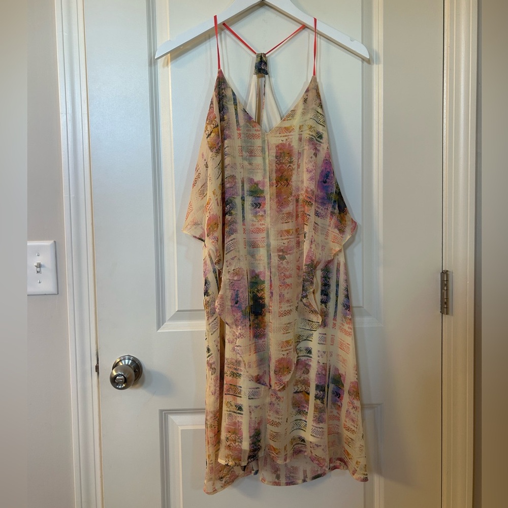 Xhilaration Multicolor Asymmetrical Dress